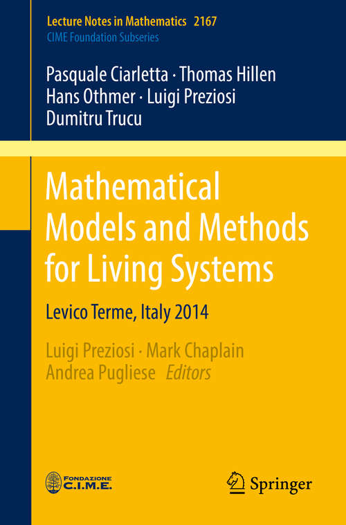 Book cover of Mathematical Models and Methods for Living Systems