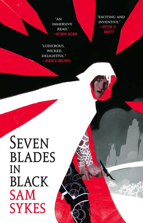 Book cover of Seven Blades in Black (The Grave of Empires #1)