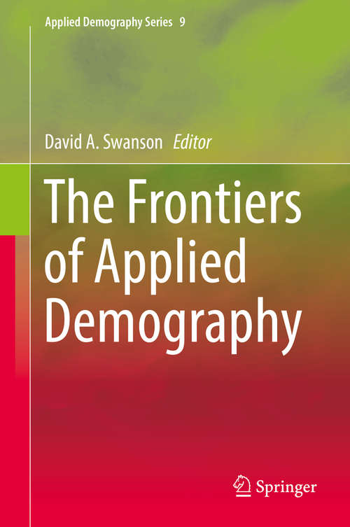 Book cover of The Frontiers of Applied Demography