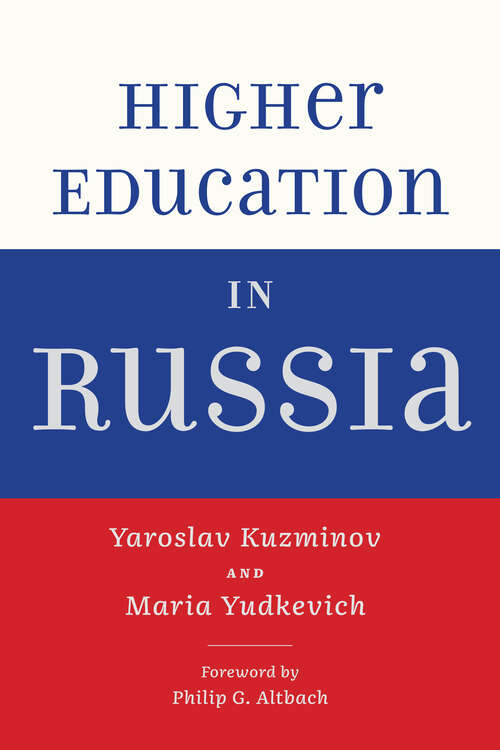 Book cover of Higher Education in Russia