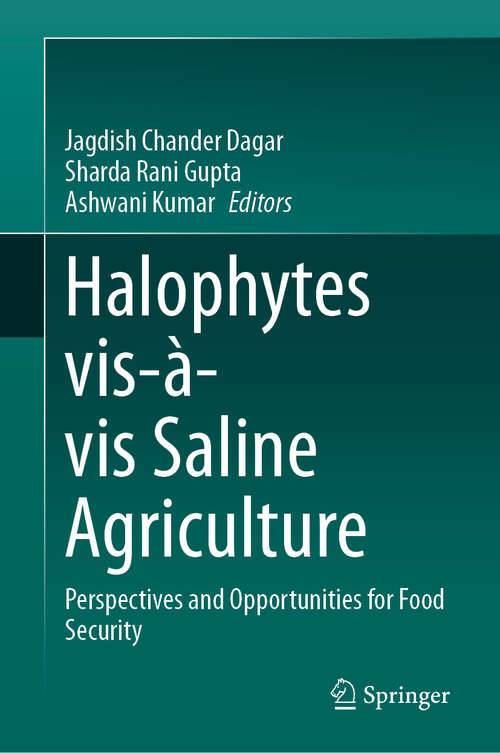 Book cover of Halophytes vis-à-vis Saline Agriculture: Perspectives and Opportunities for Food Security (2024)