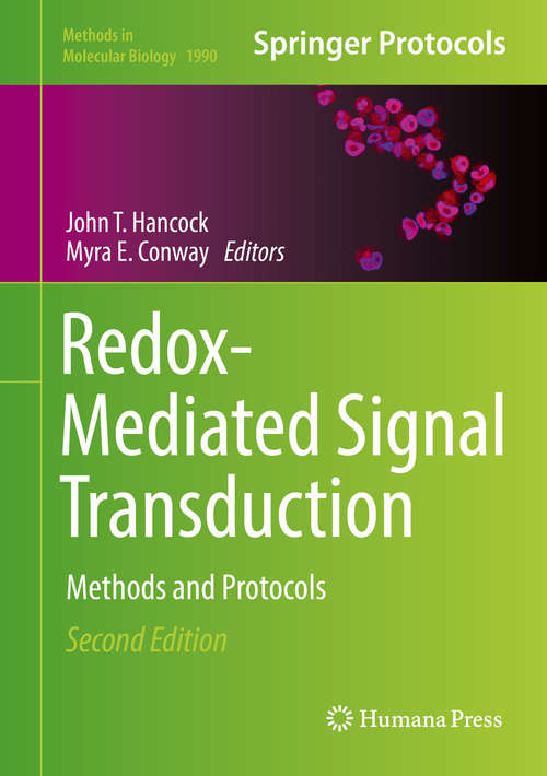 Book cover of Redox-Mediated Signal Transduction: Methods and Protocols (2nd ed. 2019) (Methods in Molecular Biology #1990)