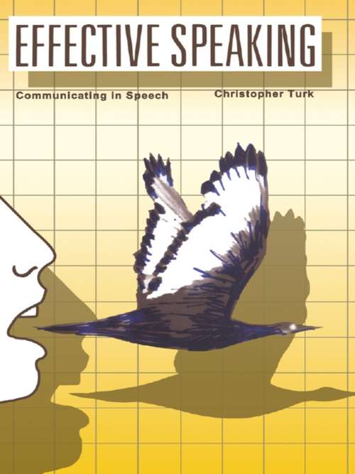 Book cover of Effective Speaking: Communicating in Speech