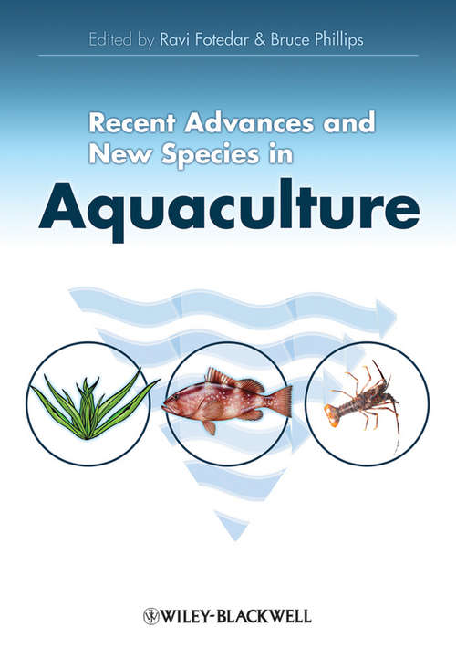 Book cover of Recent Advances and New Species in Aquaculture