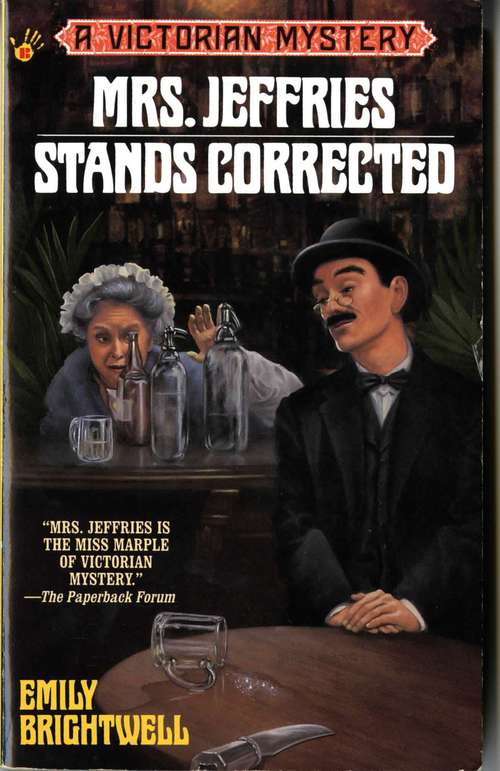 Book cover of Mrs. Jeffries Stands Corrected (Mrs Jeffries #9)