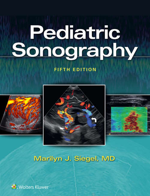 Book cover of Pediatric Sonography (4)