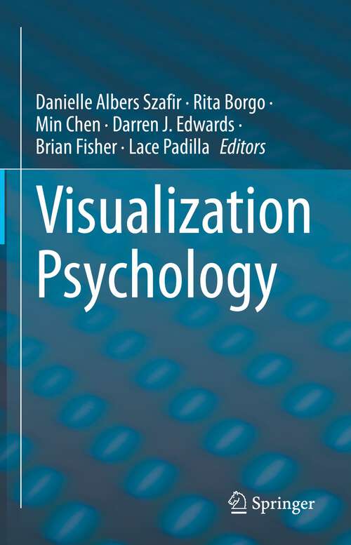 Book cover of Visualization Psychology (1st ed. 2023)