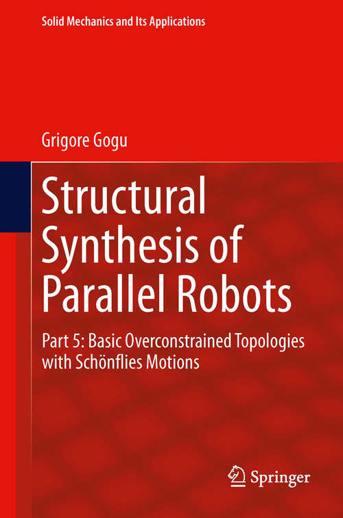 Book cover of Structural Synthesis of Parallel Robots