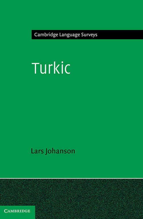 Book cover of Turkic (Cambridge Language Surveys)