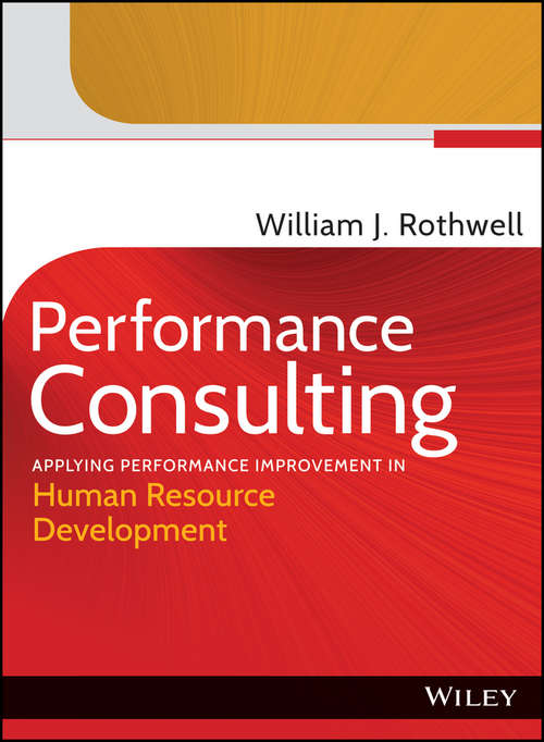 Book cover of Performance Consulting