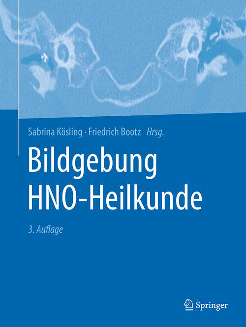 Book cover of Bildgebung HNO-Heilkunde (3. Auflage 2024)