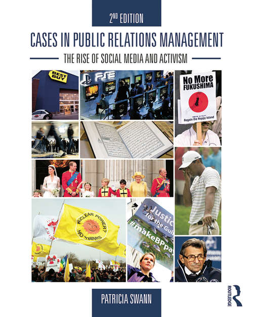 Book cover of Cases in Public Relations Management