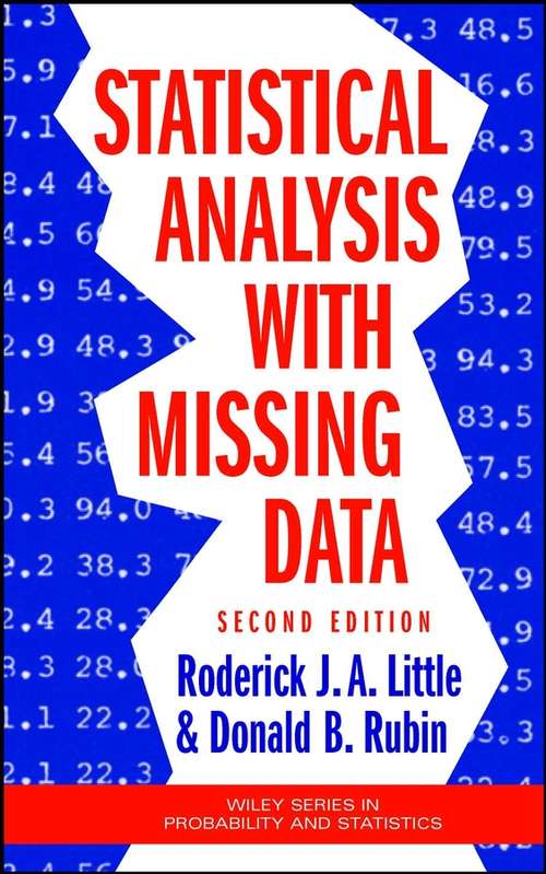 Book cover of Statistical Analysis with Missing Data