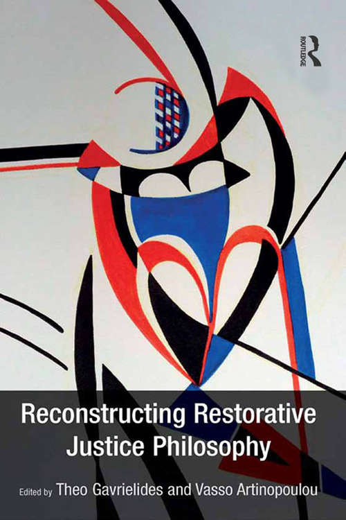 Book cover of Reconstructing Restorative Justice Philosophy