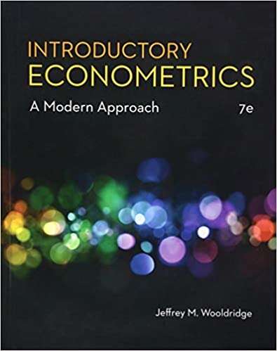 Book cover of Introductory Econometrics: A Modern Approach (Seventh Edition) (Mindtap Course List Series)