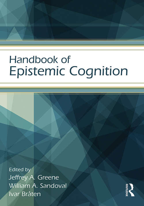 Book cover of Handbook of Epistemic Cognition (Educational Psychology Handbook)