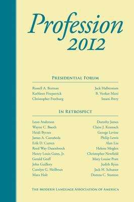 Book cover of Profession 2012 (Profession Ser.)