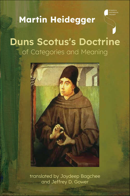 Book cover of Duns Scotus's Doctrine of Categories and Meaning (Studies in Continental Thought)