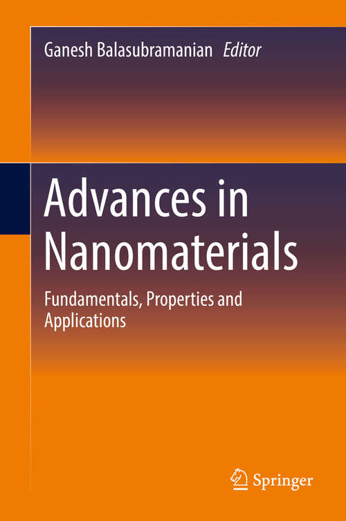 Book cover of Advances in Nanomaterials: Fundamentals, Properties and Applications