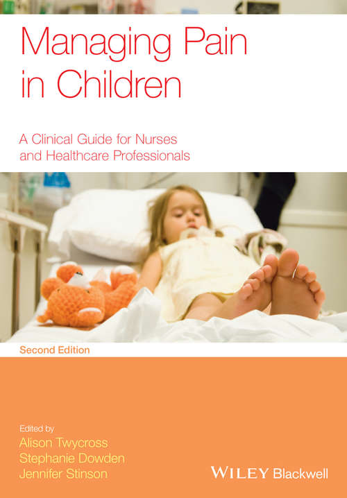 Book cover of Managing Pain in Children