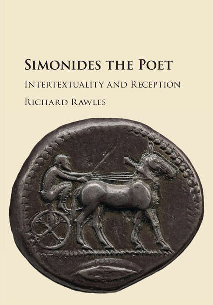 Book cover of Simonides the Poet: Intertextuality and Reception