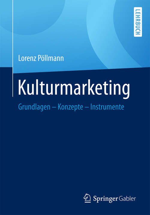 Book cover of Kulturmarketing