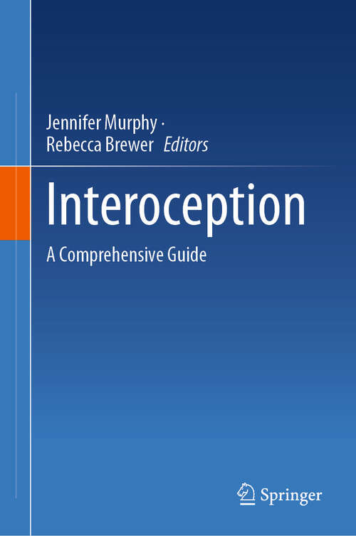 Book cover of Interoception: A Comprehensive Guide