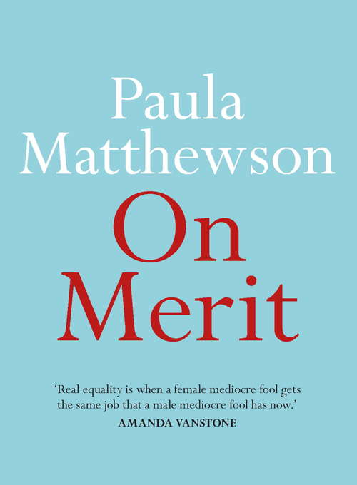 Book cover of On Merit