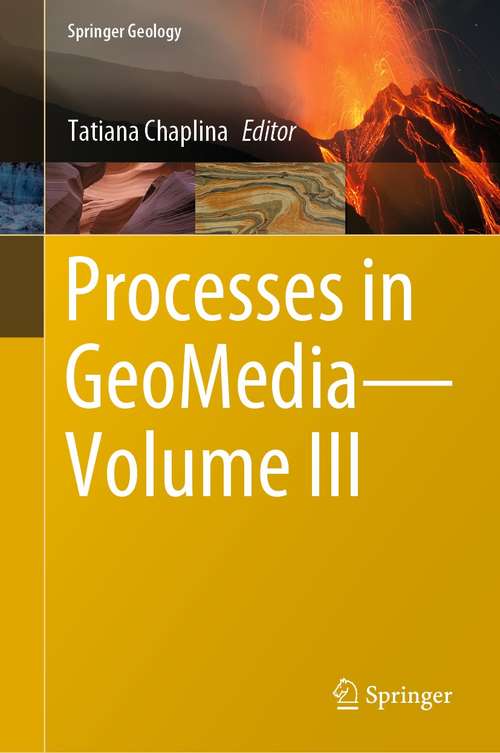 Book cover of Processes in GeoMedia—Volume III (1st ed. 2021) (Springer Geology)