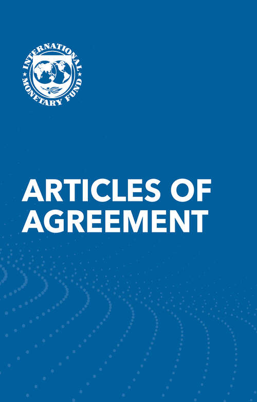 Book cover of Articles of Agreement