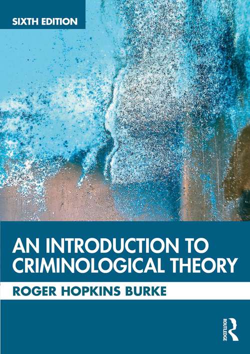 Book cover of An Introduction to Criminological Theory