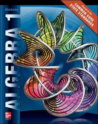 Book cover of Algebra 1 (Student Edition CCSS)