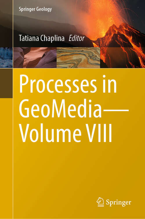 Book cover of Processes in GeoMedia—Volume VIII (2024) (Springer Geology)