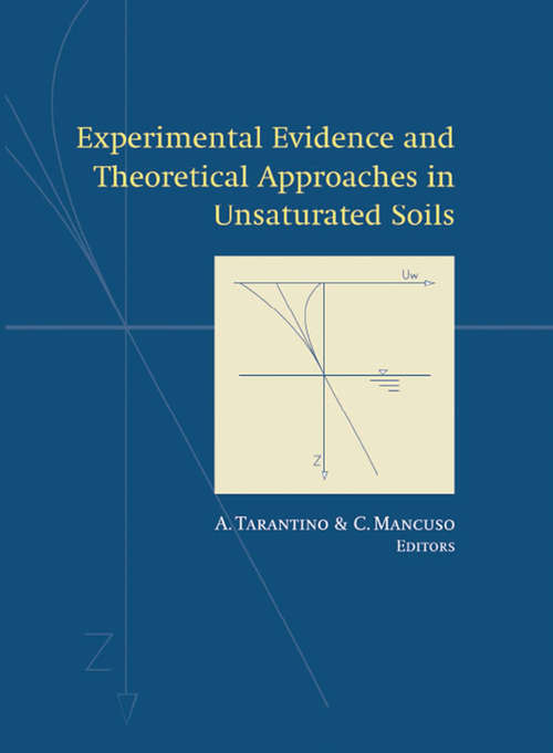 Book cover of Experimental Evidence and Theoretical Approaches in Unsaturated Soils (1)