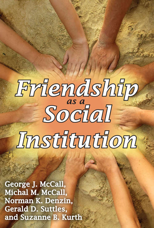 Book cover of Friendship as a Social Institution