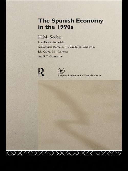 Book cover of The Spanish Economy in the 1990s