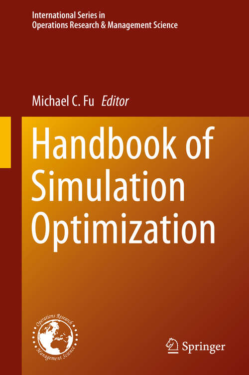 Book cover of Handbook of Simulation Optimization