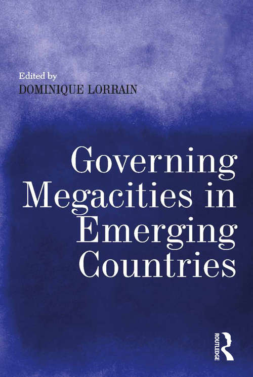 Book cover of Governing Megacities in Emerging Countries