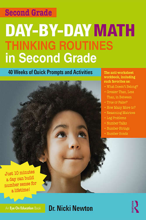 Book cover of Day-by-Day Math Thinking Routines in Second Grade: 40 Weeks of Quick Prompts and Activities