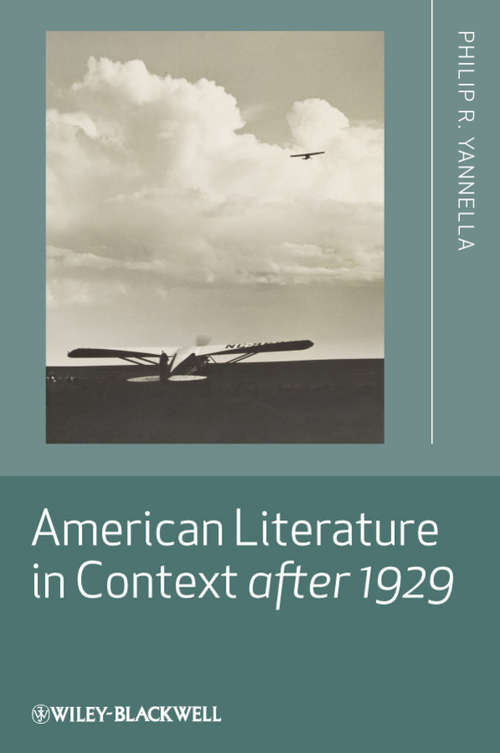 Book cover of American Literature in Context after 1929