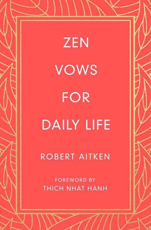 Book cover of Zen Vows for Daily Life