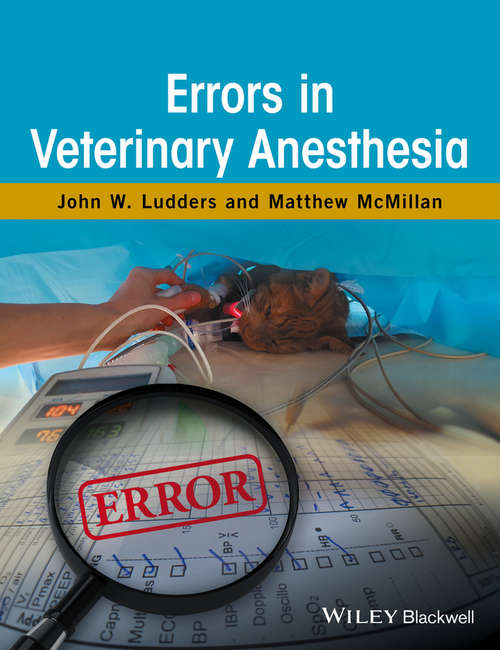 Book cover of Errors in Veterinary Anesthesia
