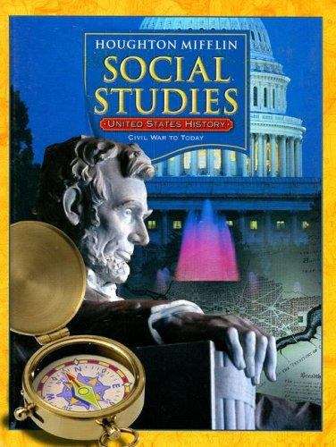 Book cover of Houghton Mifflin Social Studies: United States History, Civil War to Today
