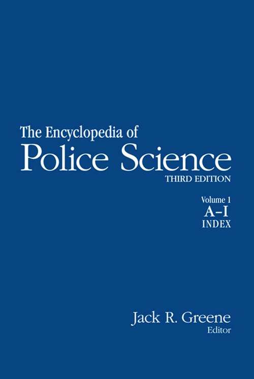 Book cover of Encyclopedia of Police Science: 2-volume set (3)