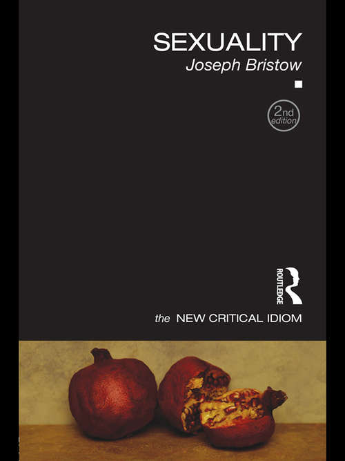 Book cover of Sexuality (2) (The New Critical Idiom)