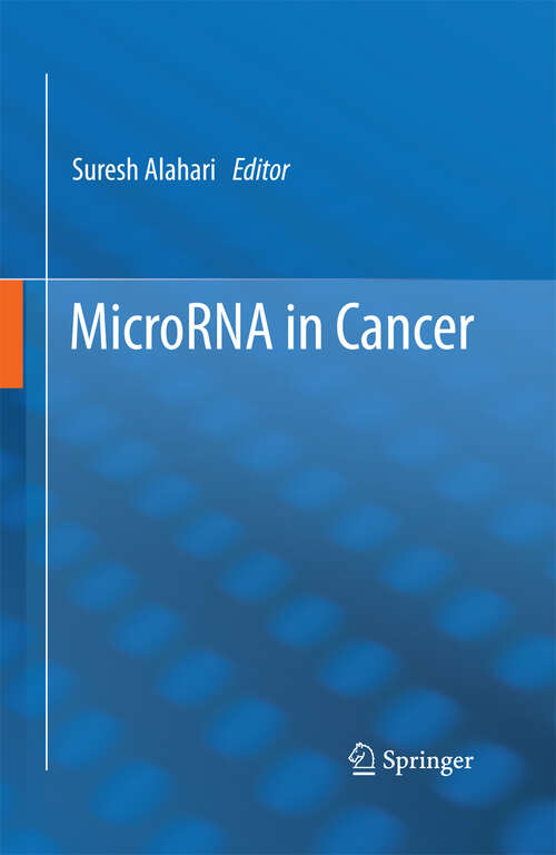 Book cover of MicroRNA in Cancer