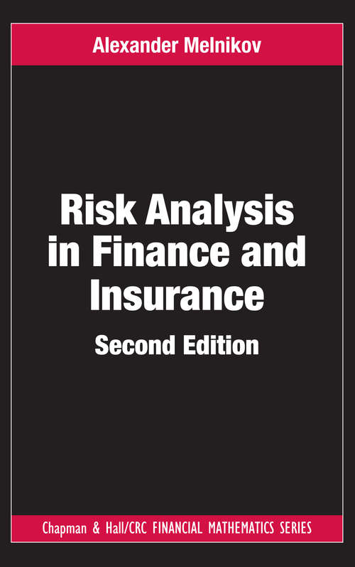 Book cover of Risk Analysis in Finance and Insurance