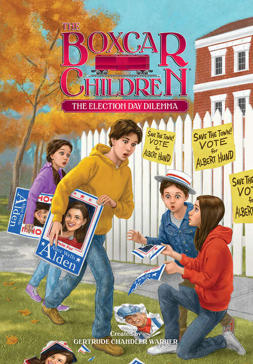 Book cover of The Election Day Dilemma (The Boxcar Children Mysteries #145)