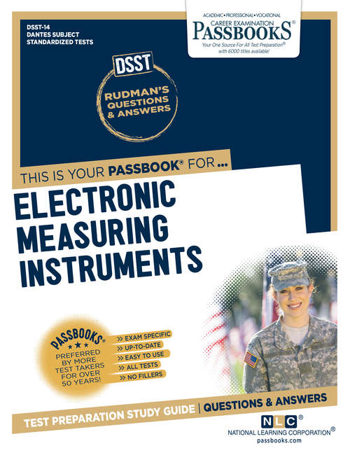 Book cover of ELECTRONIC MEASURING INSTRUMENTS: Passbooks Study Guide (DANTES Subject Standardized Tests (DSST))