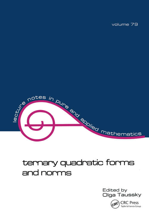 Book cover of Ternary Quadratic Forms and Norms